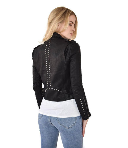 VANITY VEGAN LEATHER JACKET