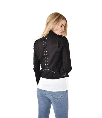 VANITY VEGAN LEATHER JACKET