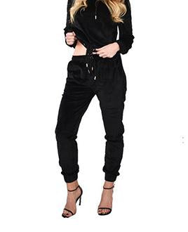 VALERIE VELVET TRACK PANT